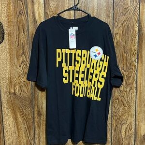 Pittsburgh Steelers Black T-Shirt - NFL BRAND - XL